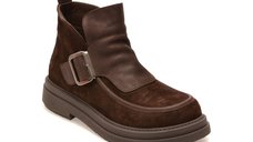 Ghete maro GRYXX 4212710 din piele intoarsa pentru femei