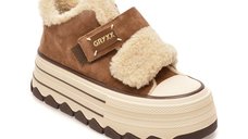 Ghete maro GRYXX, model 624D150, din piele intoarsa pentru confort si stil