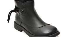 Ghete negre din piele naturala GRYXX, model 601