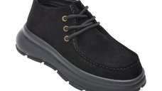 Ghete negre GRYXX 1327 din piele intoarsa