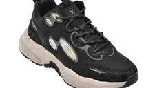 Ghete negre GRYXX 1A5298 din piele ecologica