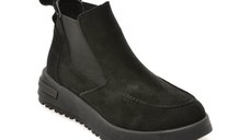 Ghete negre GRYXX 213M17 din piele intoarsa pentru femei