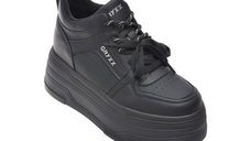 Ghete negre GRYXX 5710 din piele naturala pentru femei