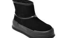 Ghete negre GRYXX 8335 din piele intoarsa pentru femei