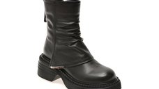 Ghete negre GRYXX M1058B din piele naturala pentru femei