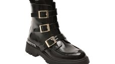 Ghete negre GRYXX, model 103862, din piele naturala lacuita