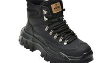 Ghete negre GRYXX model 9815 din piele naturala
