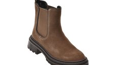 Ghete T1151 GRYXX gri din piele intoarsa premium