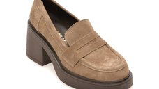 Mocasini gri GRYXX 3772512 din piele intoarsa