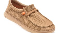 Mocasini GRYXX bej, 40083, din material textil