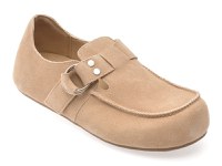 Mocasini GRYXX bej, Y25L722, din piele intoarsa - 1