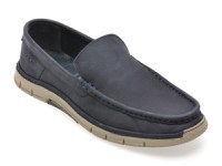 Mocasini GRYXX bleumarin, M25Y16, din nabuc - 1
