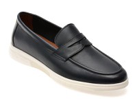 Mocasini GRYXX bleumarin, MU140, din piele naturala - 1
