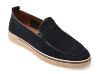 Mocasini GRYXX bleumarin, MU151, din piele intoarsa - 1