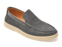 Mocasini GRYXX gri, 2073, din piele intoarsa - 1