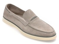 Mocasini GRYXX gri, 33501, din piele intoarsa - 1