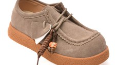 Mocasini GRYXX gri, 3712, din piele intoarsa