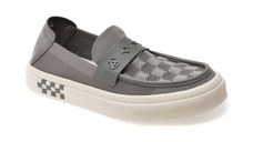 Mocasini GRYXX gri, 60018, din material textil