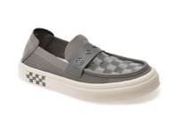Mocasini GRYXX gri, 60018, din material textil - 1