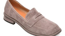 Mocasini GRYXX gri, A599, din piele intoarsa