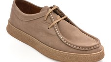 Mocasini GRYXX gri, M71802, din nabuc
