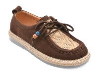 Mocasini GRYXX maro, 361, din piele intoarsa - 1