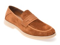 Mocasini GRYXX maro, 98217, din piele intoarsa - 1