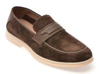 Mocasini GRYXX maro, 98217, din piele intoarsa - 1