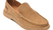 Mocasini GRYXX maro, M25Y16, din nabuc