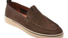Mocasini GRYXX maro, MU151, din piele intoarsa