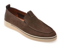 Mocasini GRYXX maro, MU151, din piele intoarsa - 1