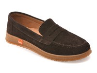 Mocasini GRYXX maro, TG1899, din piele intoarsa - 1