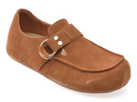 Mocasini GRYXX maro, Y25L722, din piele intoarsa - 1