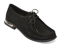 Mocasini GRYXX negri, 25308, din piele intoarsa - 1