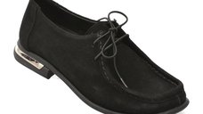 Mocasini GRYXX negri, 25308, din piele intoarsa