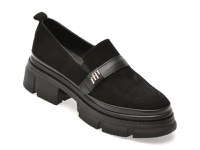 Mocasini GRYXX negri, 387340, din piele intoarsa - 1