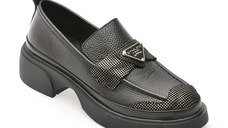 Mocasini GRYXX negri, 387394, din piele naturala