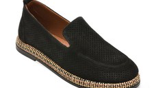 Mocasini GRYXX negri, 481264, din piele intoarsa