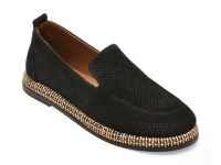 Mocasini GRYXX negri, 481264, din piele intoarsa - 1