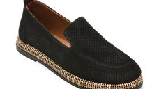 Mocasini GRYXX negri, 481264, din piele intoarsa