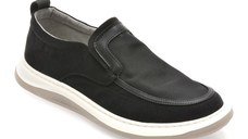 Mocasini GRYXX negri, 5205, din material textil
