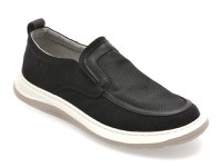 Mocasini GRYXX negri, 5205, din material textil - 1