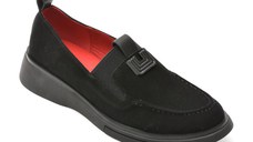 Mocasini GRYXX negri, 550, din piele intoarsa
