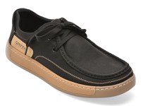 Mocasini GRYXX negri, 93662, din material textil - 1