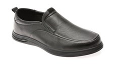Mocasini GRYXX negri, S5007, din piele naturala