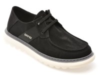 Mocasini GRYXX negri, T1119, din material textil - 1