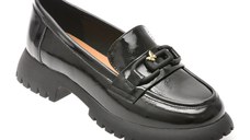 Mocasini GRYXX negri, V856G45, din piele naturala lacuita