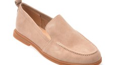 Mocasini GRYXX nude, 1197G19, din piele intoarsa