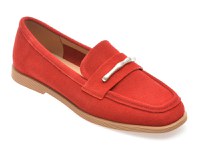 Mocasini GRYXX rosii, 1313C15, din piele intoarsa - 1