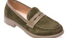 Mocasini GRYXX verzi, 37718, din piele intoarsa
